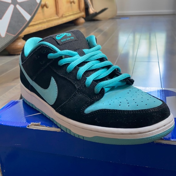 Nike | Shoes | Nike Sb Dunk Lowpro Clear Jade | Poshmark